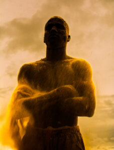 SUNBATH AT SUNSET 1 2023 - Godiva Omoruyi